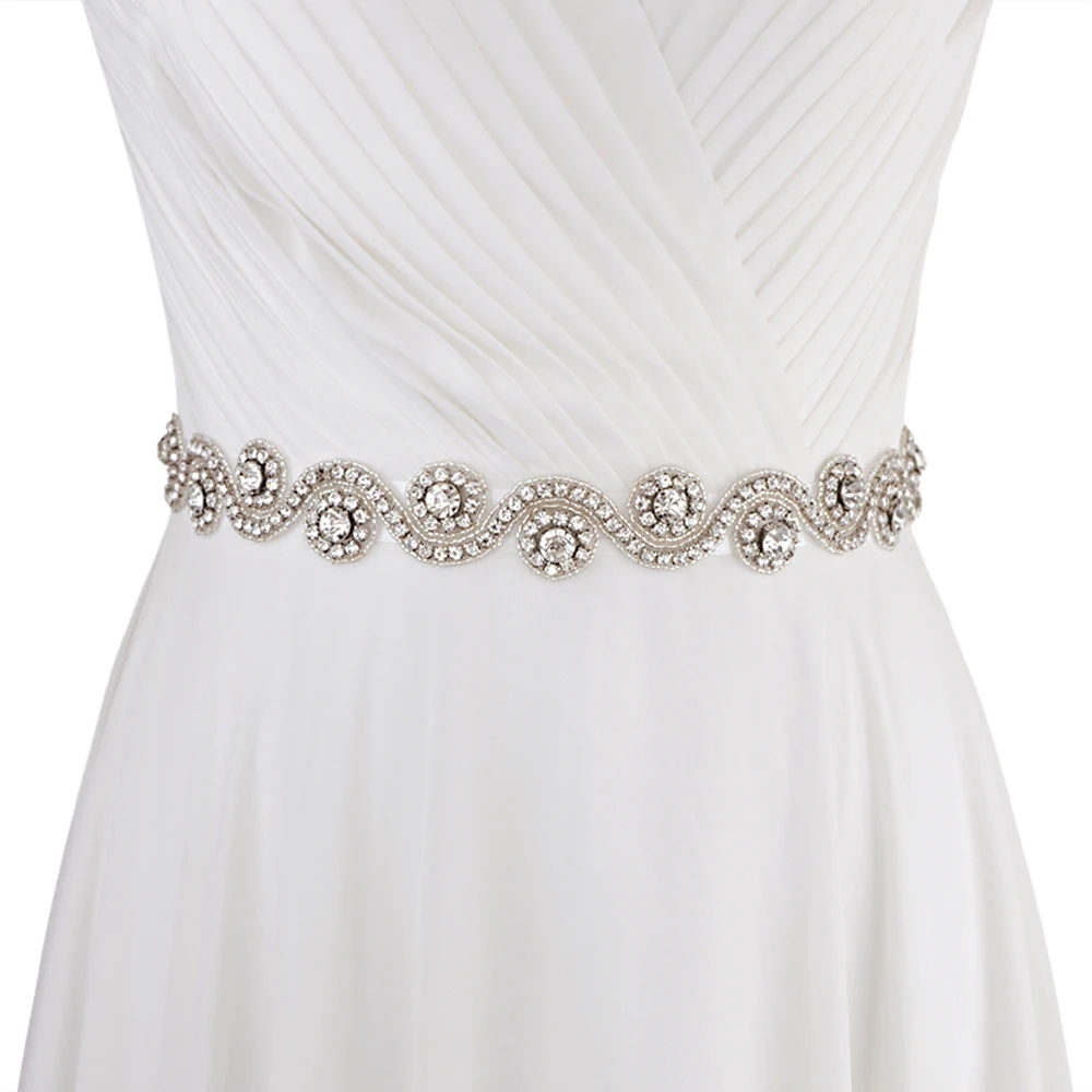 silver diamond belt for dress