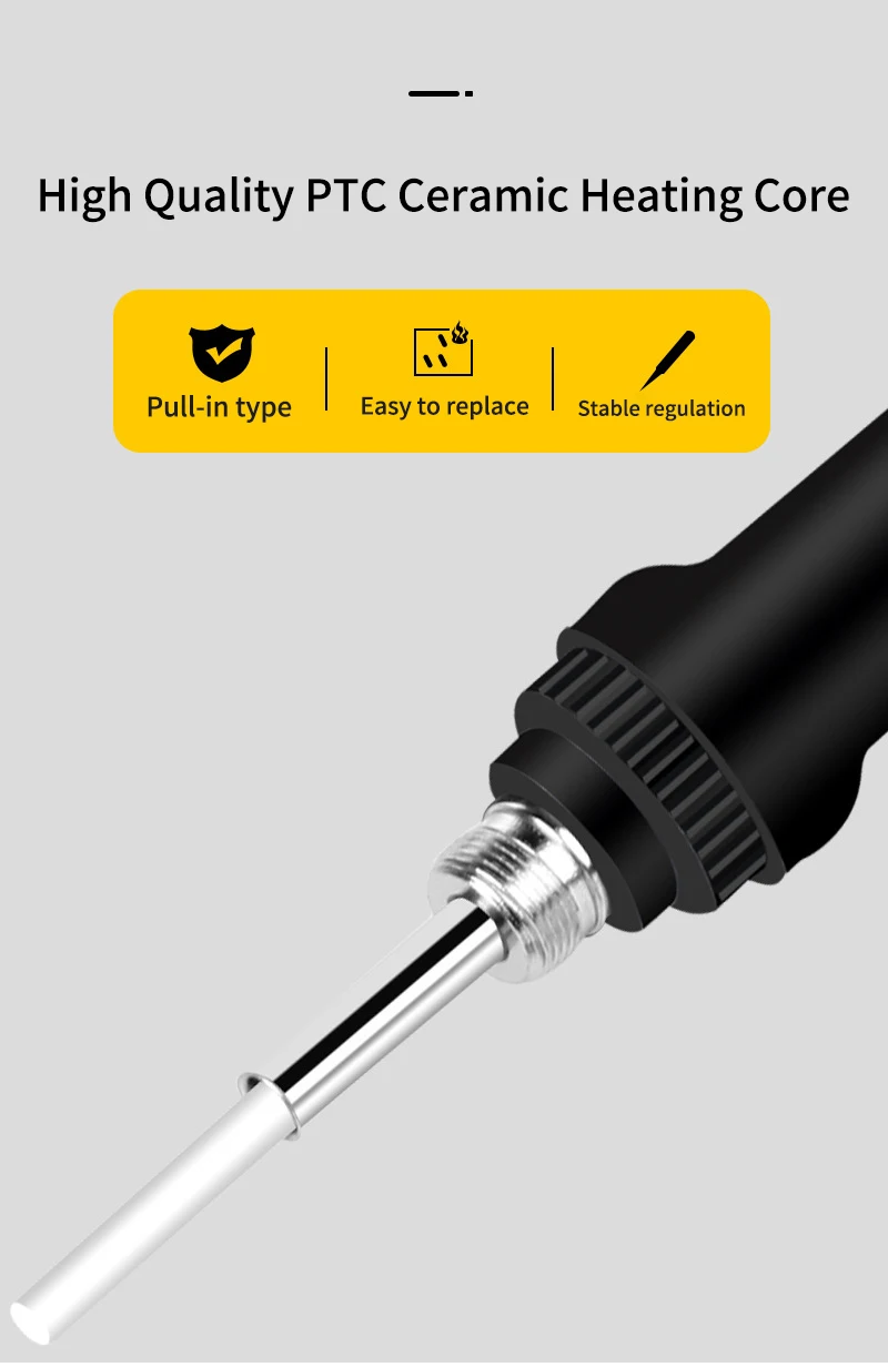 hot air soldering Timostention adjustable temperature internal heating electric  soldering iron tip Welding gun welding gun household repair tool arc welders