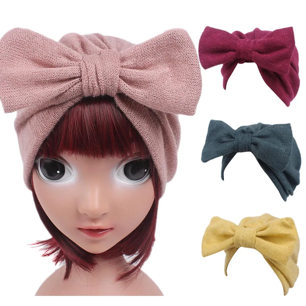 

Newest Fashion Children Baby Girls Boho Hat Beanie Scarf Turban Head Wrap Cap Dropshipping Newborn Photography Props Fotografia