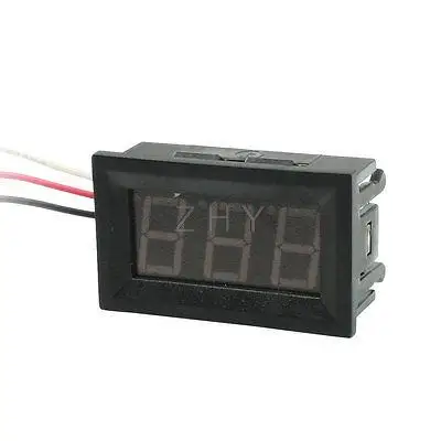 

DC 0-100V 3-Wire Mini Red LED 3-Digit Volt Voltage Panel Meter Voltmeter