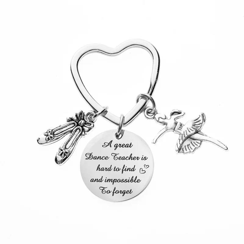 Oeinin Charms Key Chain Women Ballet Keychain Bags Lovers Letter Color Dance Shoes Keyring Alloy Pendant Arrtracive Llaveros | Украшения и