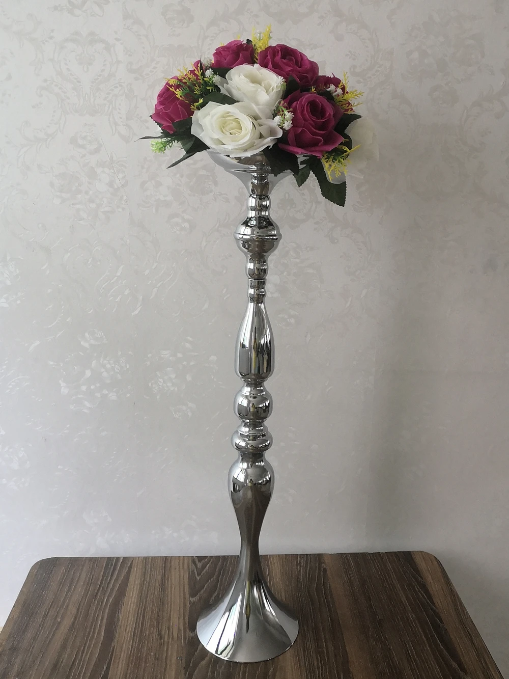 Metal Stand with flower sticks