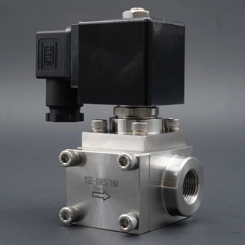 

Solenoid Valve Normally Closed valve 304 Stainless Steel High Pressure Car Wash 0~300bar NC water Valve 3/8"-1" NPT BSP 2 Way