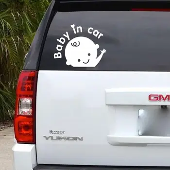 

Hot Hot Sell Car styling 3D Cartoon Stickers Baby In Car Warming Car-Sticker Baby on Board Car Accessories