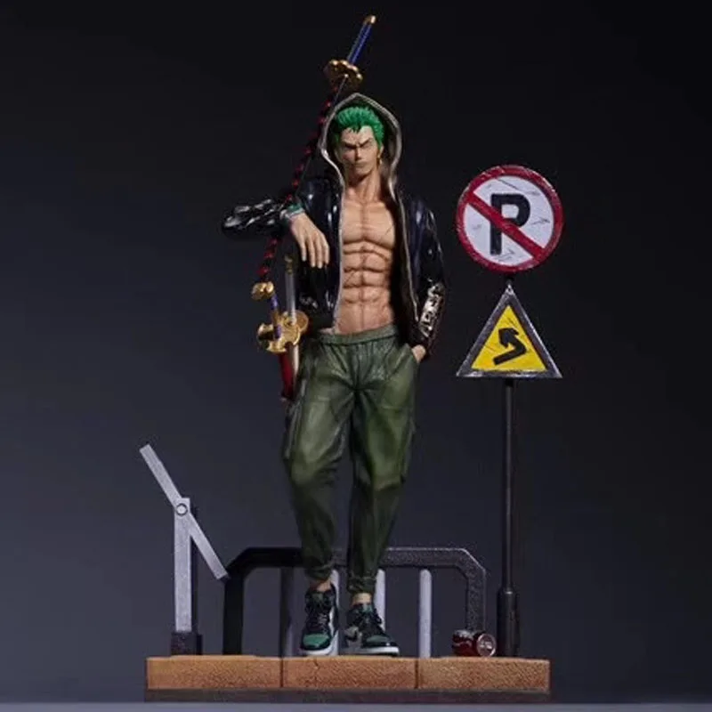 One Piece Roronoa Zoro повседневный костюм Ver street модная ПВХ экшн фигурка коллекционные