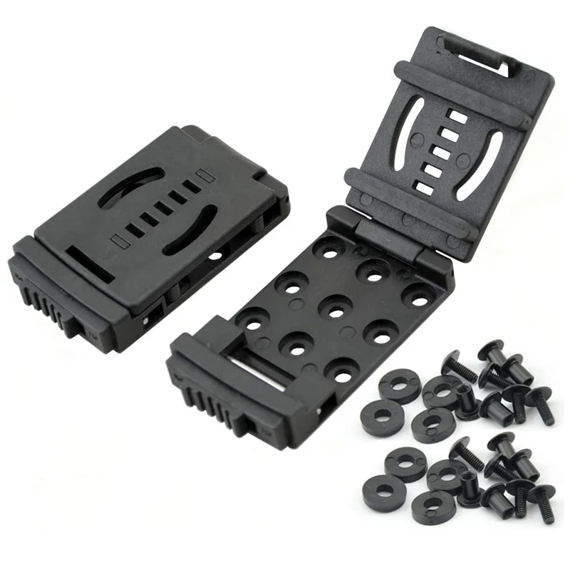 Schwarzer großer Nylon-Gürtelschlaufen-Gürtelclip für Messer Kydexscheide/Holster, speziell für DIY Outdoor-Werkzeuge Clip, mit Schalterverriegelung