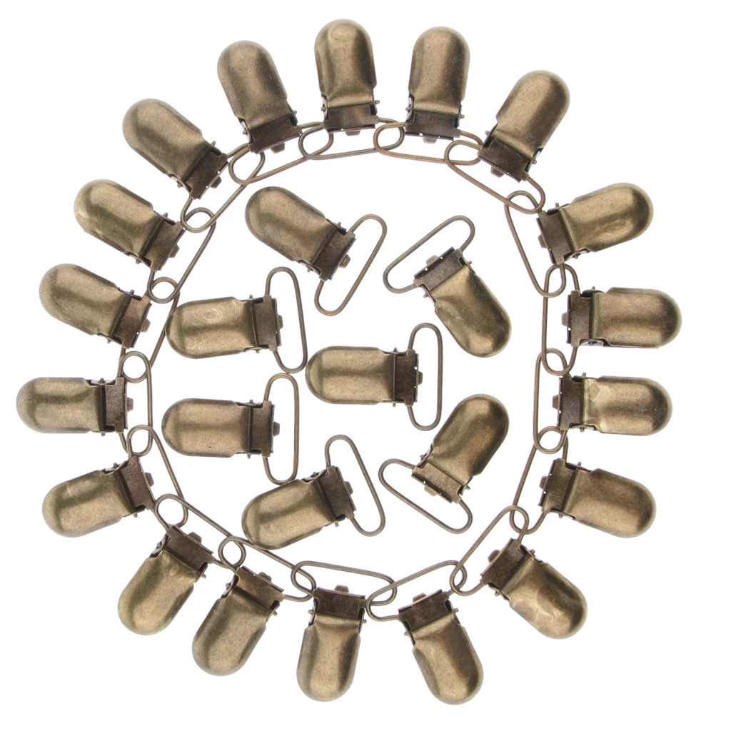 25x Women Garter Belt Grips Suspender Stockings Fastener Clip Clamp