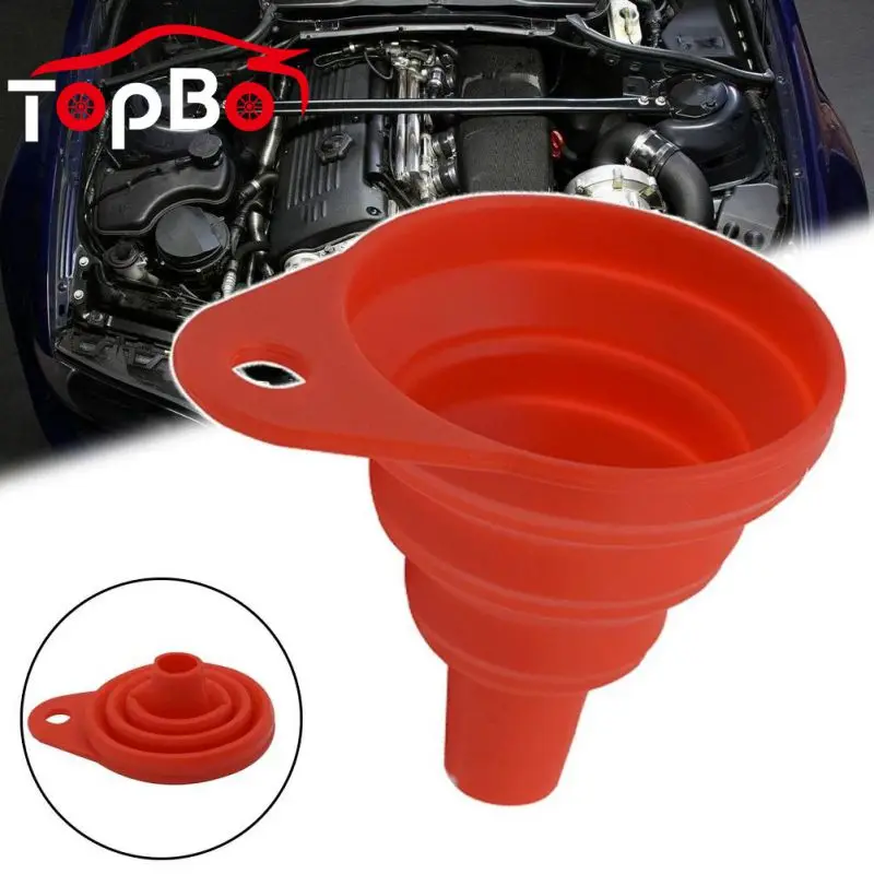 

1 PC Folding Fill Transfer Collapsible Car Auto Engine Funnel Gasoline Oil Fuel Petrol Diesel Liquid Washer Fluid Change Funnels