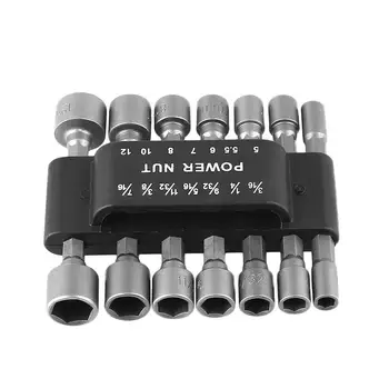

Portable Vehicle Tool Set Socket Wrench Hexagonal Tool Set Car Repair Tools Bit Bit 14 PCS Professional Allen Key Garden Screw
