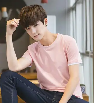 

2020 New design top quality men Cotton casual short sleeve T-shirt an