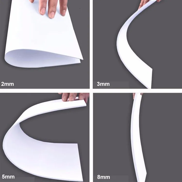 300x200 мм ПВХ пенопластовая доска пластиковый плоский лист доска белый цвет пенопластовый лист модельная пластина