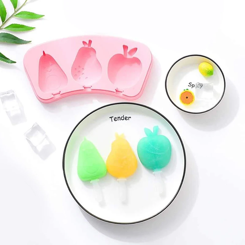 

Cartoon Homemade Siamese Popsicle Ice Cream Mold High Quality Silicone Ice Cream Mold With Stick