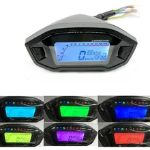 Универсальный Тахометр ATV мотоцикл ЖК цифровой спидометр одометр KMH датчик подсветка мотоцикла одометр для 2,4 цилиндров