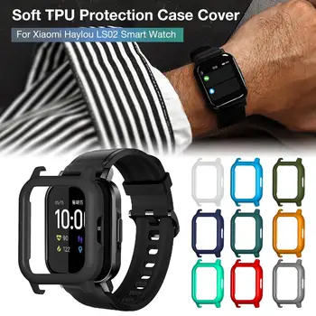 

Smart Watch Protective Case For Xiaomi Haylou LS02 Shockproof Frame Protector Soft TPU Cover Shell Anti-scratch Accessories