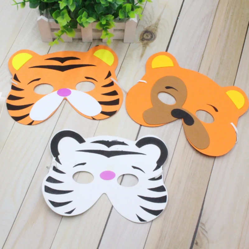 1Pc Creative Forest Animals Children's Mask Party Adults And Children's Activity Mask Toys