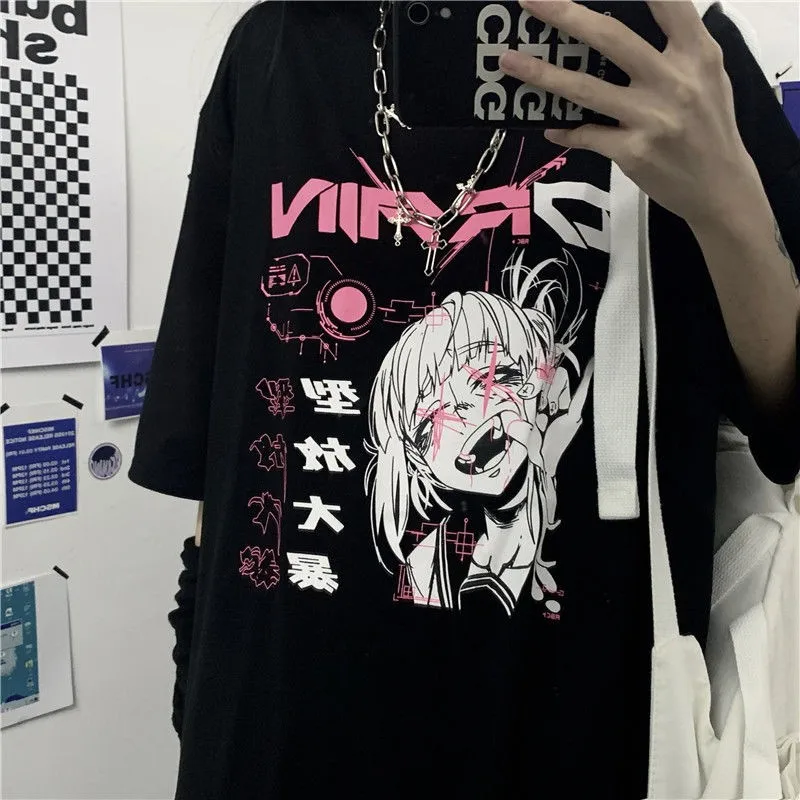 streetwear anime shirts