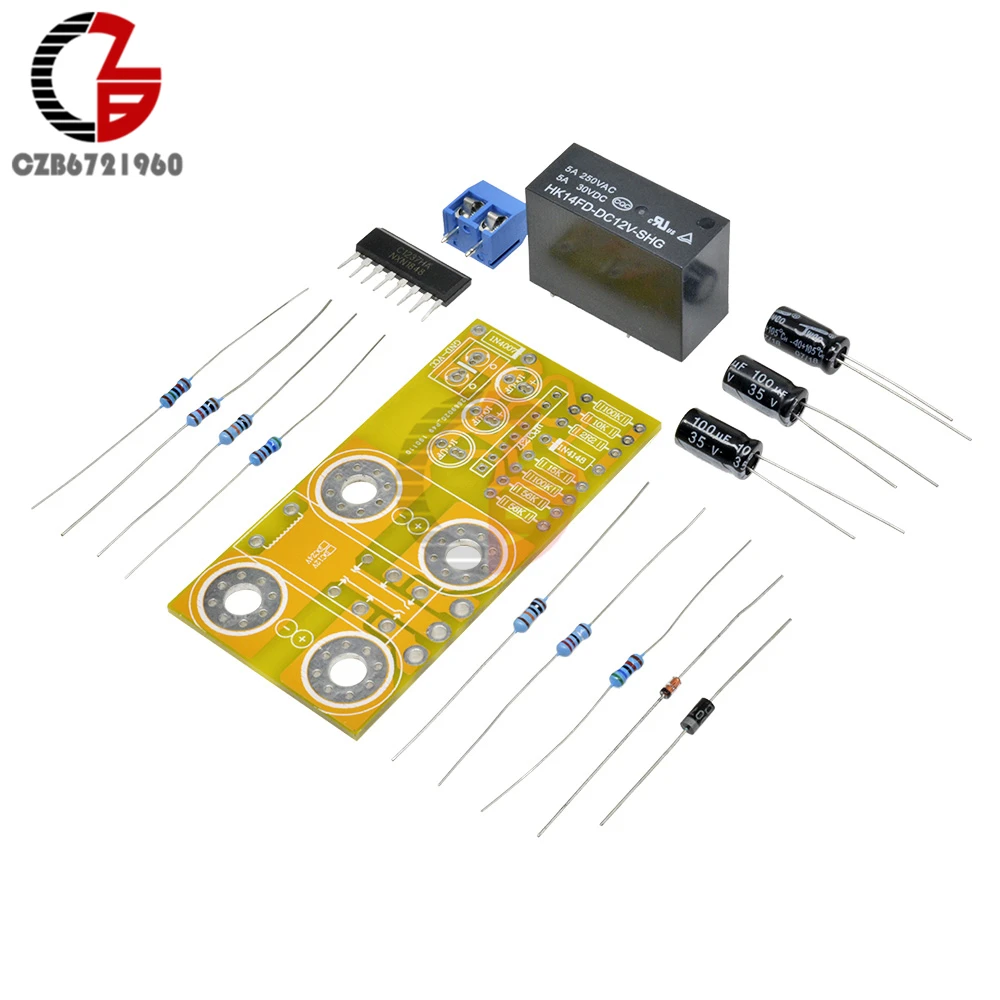 Наборы для самостоятельной сборки, защита динамика, переменный ток 12 В, двойное реле, задержка времени, автоматический сброс для Hi-Fi стерео усилителя мощности, сабвуфера