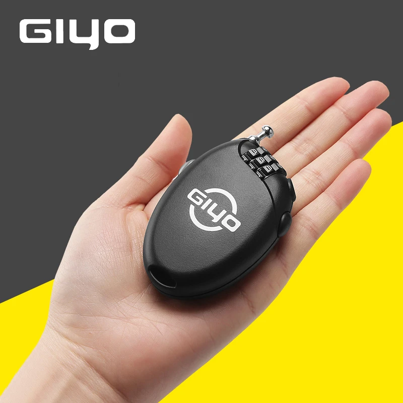 GIYO 3 Digit Password Bike Lock Multi Function Mini Cable Bicycle Anti Theft 1pc GIYO 3 Digit Password Bike Lock Multi Function Mini Cable Bicycle Anti Theft 1pc