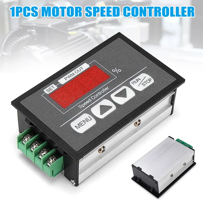 Китай 6 V-60 V 30A светодиодный PWM переключатель регулятора скорости двигателя контроллер скорости XOA88 - Доставка из: Китай