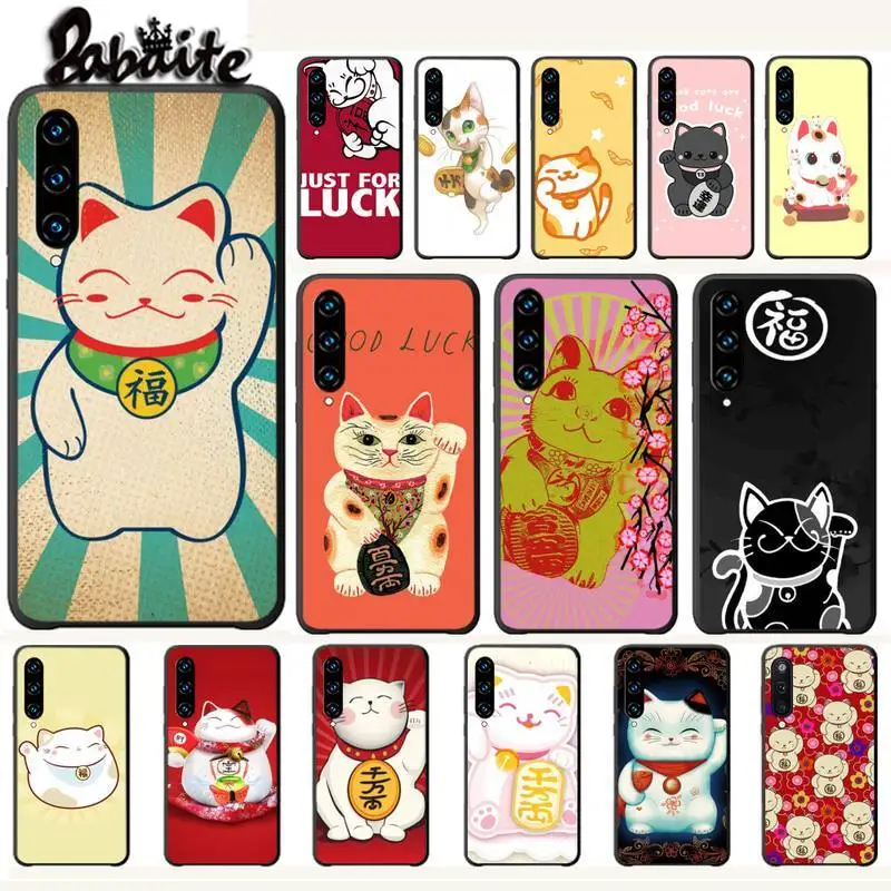 Роскошный чехол для телефона Babaite Lucky Cat Huawei Y7 2019 Mate 10 20 Lite Pro Honor 9x Y9s | Мобильные