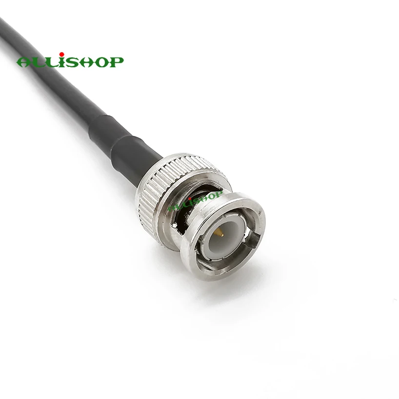 Koaxial Stecker Anschluss Coaxial BNC 50 Ω Ohm Male Crimp Connector w//o Pin