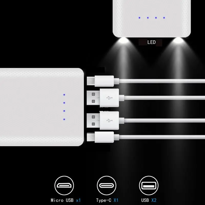 Двойной USB 8*18650 Батарейный корпус для хранения организованный горячий 8x18650 DIY зарядное устройство Коробка Внешний аккумулятор держатель чехол
