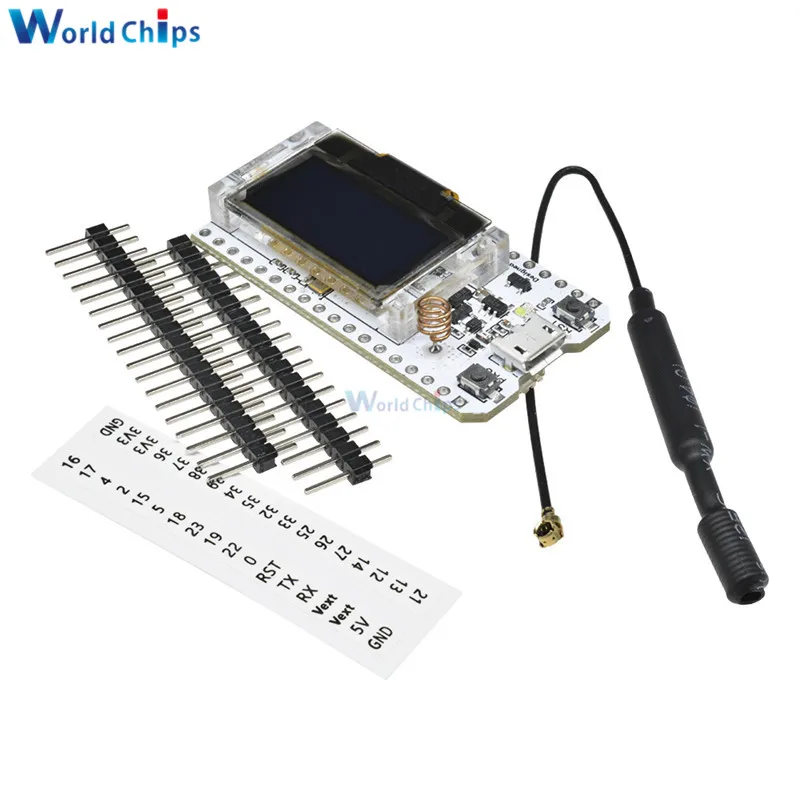 868 МГц-915 МГц SX1276 ESP32 LoRa 0,96 дюймовый синий OLED дисплей Bluetooth wifi Lora комплект 32 модуля IOT макетная плата для Arduino