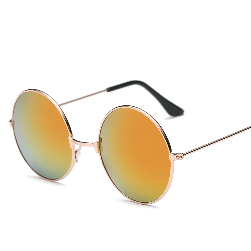 Трендовые продукты круглые металлические Модные женские солнцезащитные очки дизайнерские брендовые Оттенки для женщин очки для взрослых - Цвет линз: 3
