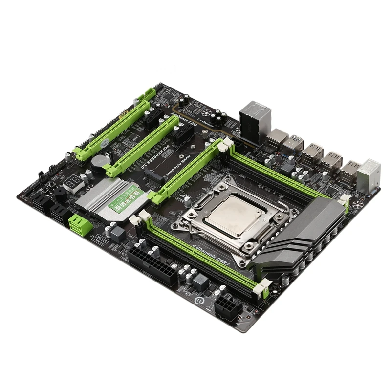 

PPYY NEW -X79 Turbo Motherboard LGA2011 ATX Combos E5 2620 CPU 2Pcs X 8GB =16GB DDR3 RAM 1600Mhz PC3 12800R PCI-E NVME M.2 SSD