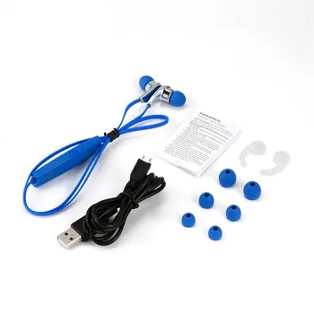 

Magnetic Wireless Bluetooth Earphone Stereo Sports Waterproof Earbuds Wireless in-ear Headset with Mic For IPhone For Samsung