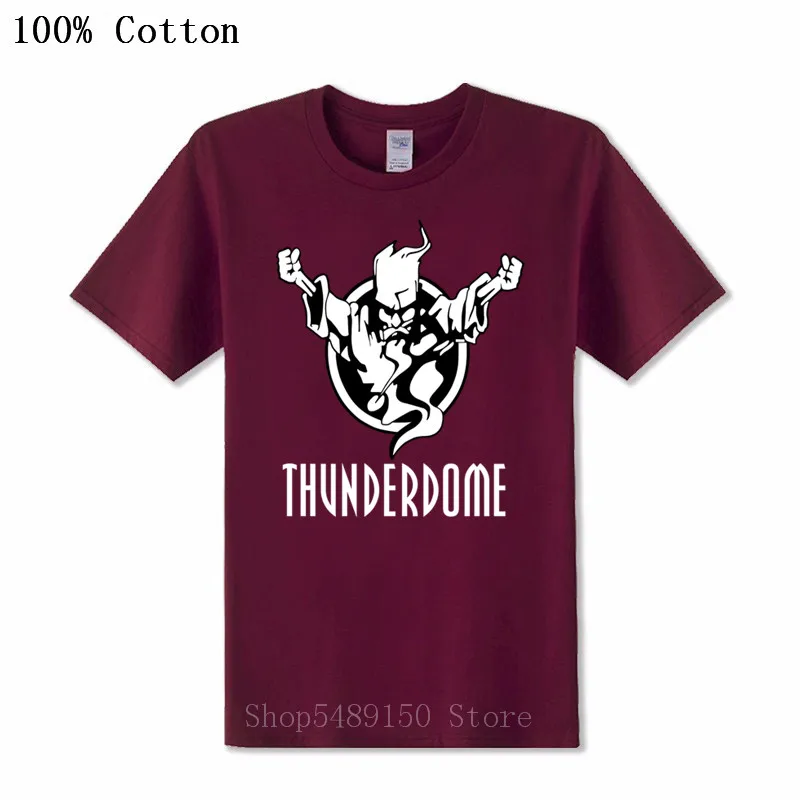 Оригинальная Винтажная Футболка Thunderdome мужские роскошные брендовые