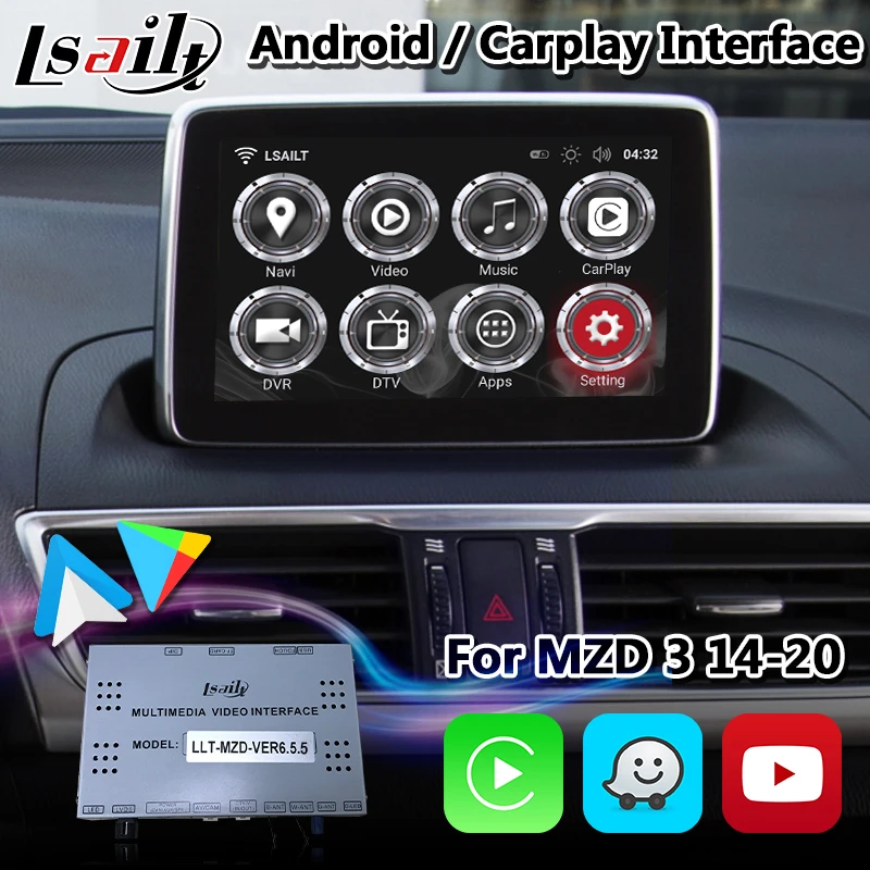 Lsailt Gps Navigation Android Multimedia Video Interface For Mazda 3 / 2 / 6 / Cx 3 / Cx 5 / Cx 9|Gps Navigation Box|Navigation Boxcar Gps Navigation Box - Aliexpress