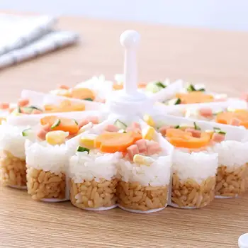 

1PC Cake Pan Sushi Mold Set Creative Heart Shaped Sushi Cup Baking Rice Pudding Mold Mold Jelly Ball W2B8