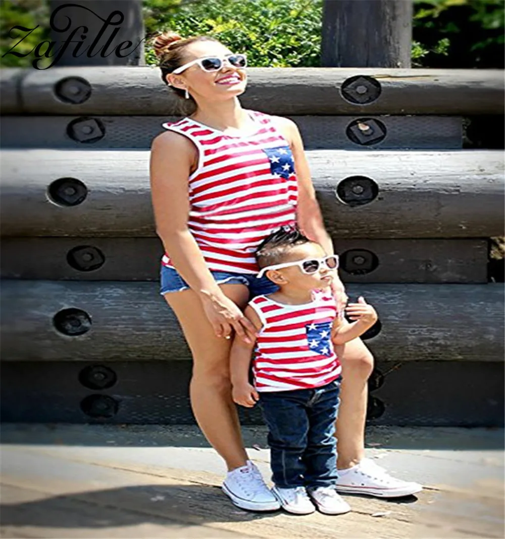 Family Matching Outfits Mother And Kids 