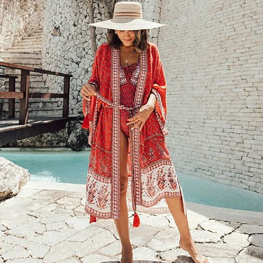 boho wrap dress