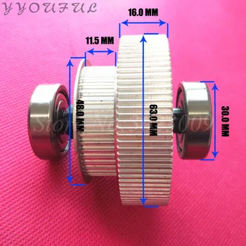 

Eco solvent printer Wit-color Ultra 9000 9200 9100 DX5 DX7 printhead tower pulley /wit color motor gear 100:45 teeth narrow 1pc