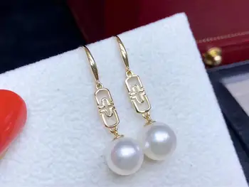 

925 Sterling Silver Pearl Party Earrings Mountings Jewelry Parts Fittings Women's Accessories for Pearls Beads Stones