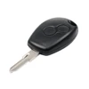 Dandkey Remote Key Shell For Renault Duster Clio DACIA 3 Twingo Logan Sandero Modus For Nissan 2 Buttons Car Alarm Key Case ► Photo 3/5