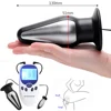 Electric Shock Pulse Anal Vaginal Plugs Masturbator Electro Stimulator Prostate Massage Big Butt Plug USB Charge Host Sex Toys 1