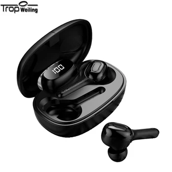 

True Wireless Headphone Bluetooth 5.0 Handsfree In Ear Earbuds Sport Headset Active Noise Cancelling Bluetooth Earphone Headset
