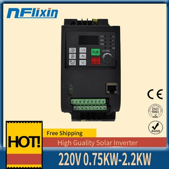 

1.5KW Solar VFD Vector Control frequency converter DC 200V-400V to Three-phase 220V solar pump inverter with MPPT control