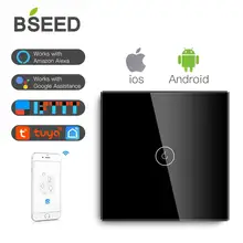 BSEED Wifi светильник сенсорный выключатель 1 Gang умный переключатель