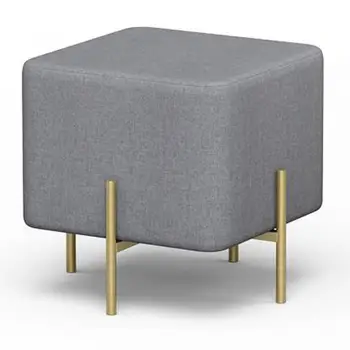 

Nordic creative stool sofa stool living room bench home square stool low stool fabric fitting room change shoe bench pedal
