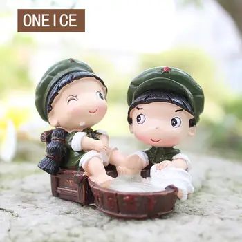 

Home Decor Figurines Miniatures Wedding Gifts Resin Crafts Cute Dolls Couple Gifts Home Interior Decoration