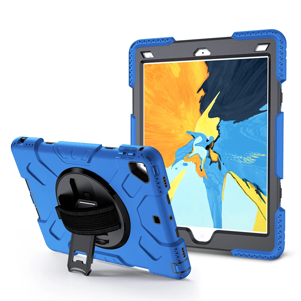 Для IPad 9,7 IPad Pro 9,7 IPad Air 2 Tablet Case PC+ Силиконовый противоударный защитный чехол для планшета с кронштейном на руку - Цвет: 6