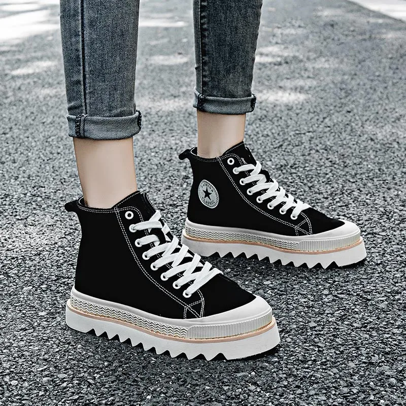 Парусиновая обувь; ботильоны для женщин с круглым носком; разноцветные женские туфли на плоской подошве; Zapatos De Mujer; повседневная женская обувь на платформе