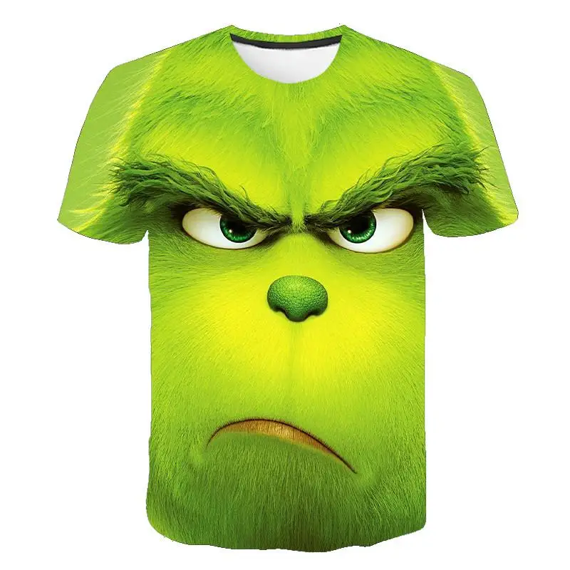 Green grinch t shirt Clearance