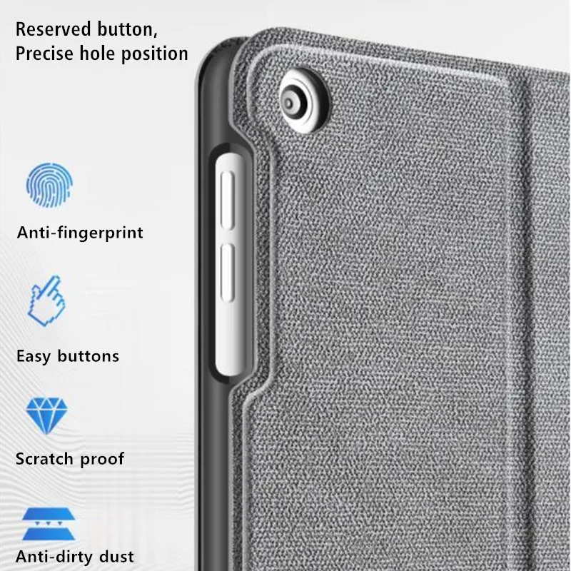Чехол для планшета для iPad 7 поколения с магнитной подставкой из искусственной кожи, умный чехол для нового iPad 10,2, чехол, рождественские подарки+ пленка+ ручка