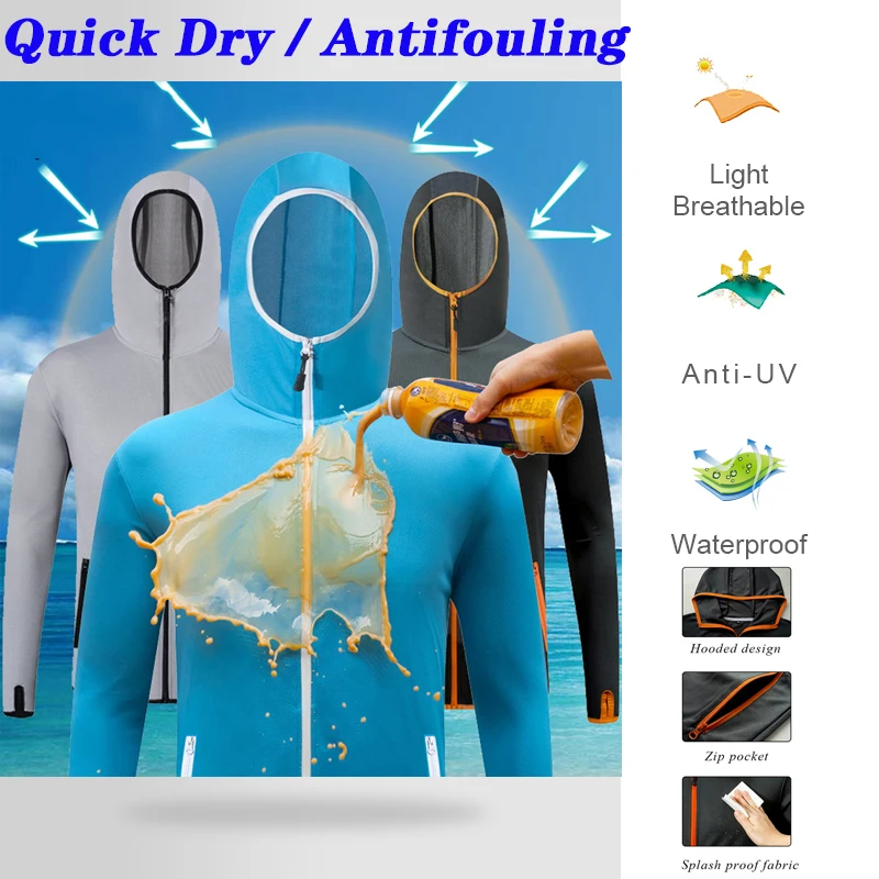 

Men Women Hiking Jacket Waterproof Quick Dry Camping Hunting Clothes Sun-Protective Outdoor Sports Coats Anti UV Windbreaker