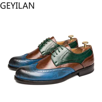 

Big size 38-47 High Quality Schoes New Fashion men Flats Leather men Shoes Brand Outdoor Oxfords men Business wedding Shoes
